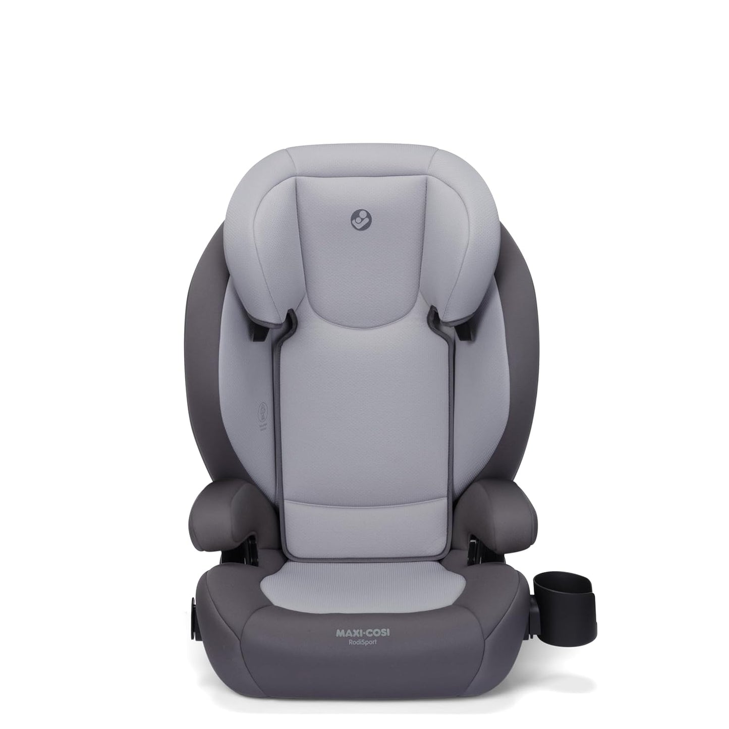 Maxi-Cosi RodiSport Kids Booster Car Seat, High-Back, Backless Booster, 7-Position Headrest, Easy Latch System, Reclining Chair, Belt Guide, Fits 40-100 lbs, 43.4-57 in, Sea Salt