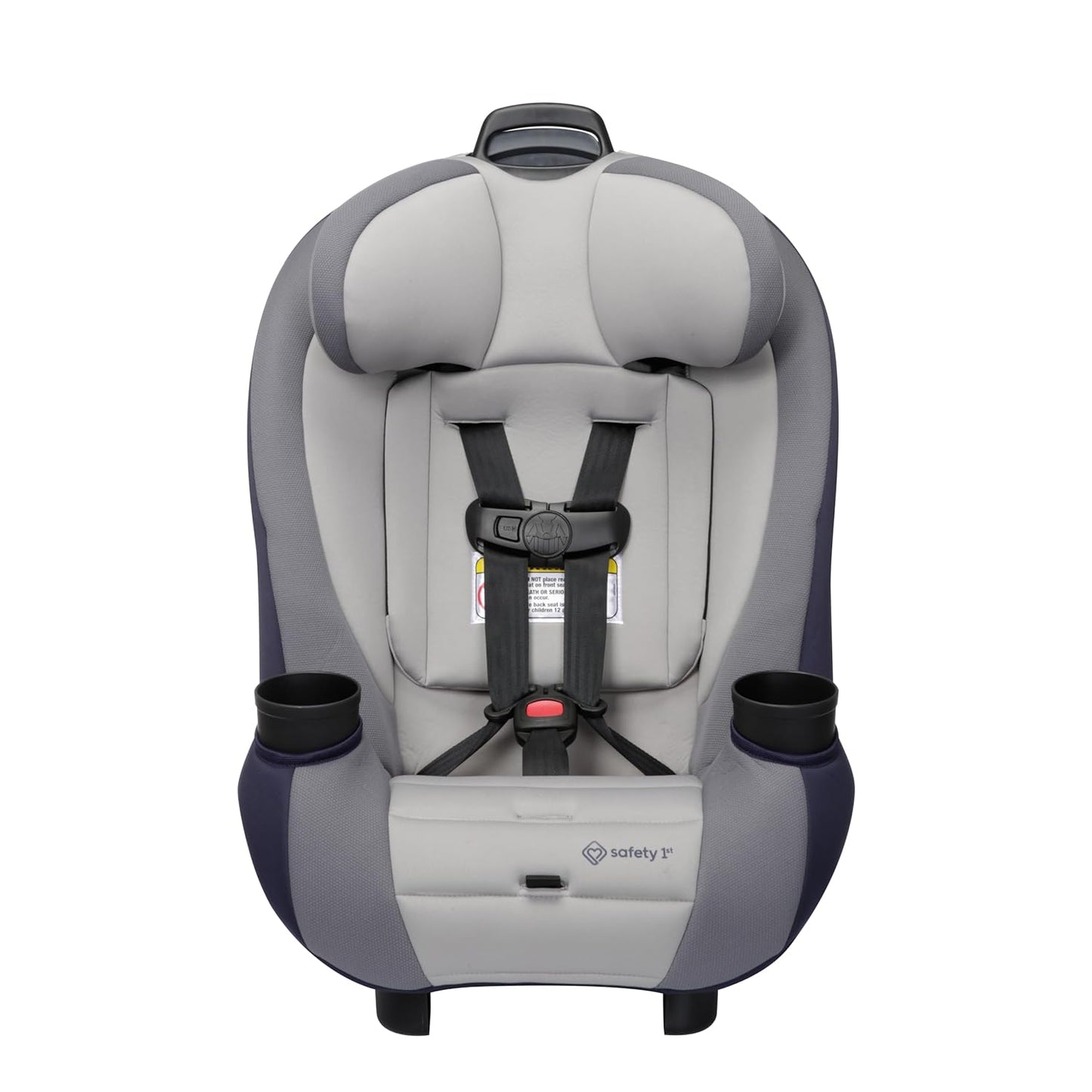 Safety 1st Ellaris 3-in-1 Convertible Car Seat, Slim Fit Design, Rear & Forward-Facing, 5-Position Headrest, 3-Across Fit, Travel-Friendly with Machine-Washable Seat Pad, Smokey Haze