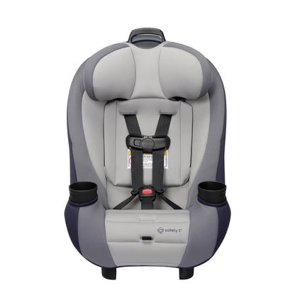 Safety 1st Ellaris 3-in-1 Convertible Car Seat, Slim Fit Design, Rear & Forward-Facing, 5-Position Headrest, 3-Across Fit, Travel-Friendly with Machine-Washable Seat Pad, Smokey Haze