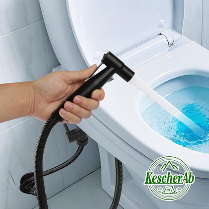 Handheld Toilet Bidet Sprayer for Toilet, Adjustable Water Pressure Control with Complete Bidet Spray Hoses Kit for Feminine Wash, Cloth Diaper Sprayer for Baby Wash