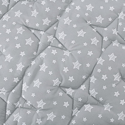 Octagon Playpen Mat Grey, Non Slip 8 Panel Playpen Mattress Mat Fits Regalo Extra Large Play Yard and hiccapop XL 69" Baby Playpen, Grey Star Octagon Playard Pad