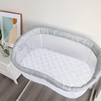 Waterproof Bassinet Mattress Protector, Fit for 19" x 33" KoolaBaby (3 in 1), Papablic, BabyBond, HARPPA and RICUTON Bedside, Ultra Soft Breathable, Washer & Dryer