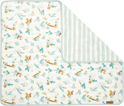 Tutti Bambini Premium Bassinet Sheets (2 Pack) - Soft & Breathable Bamboo Jersey, Double-Strength Bedside Sleeper Sheets, Fits Mattresses from 20.8 x 31.5 in to 23.6 x 35.4 in (Our Planet)
