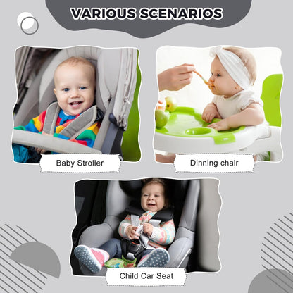 Car Seat Protector for Potty Training, 2 Pack Waterproof CarSeat Liner Toilet Training for Baby Infant Toddler, Dry Seat Piddle Pads Cover for Strollers (Gray)