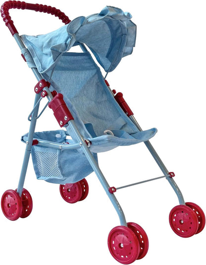 My First Doll Stroller Denim for Baby Doll