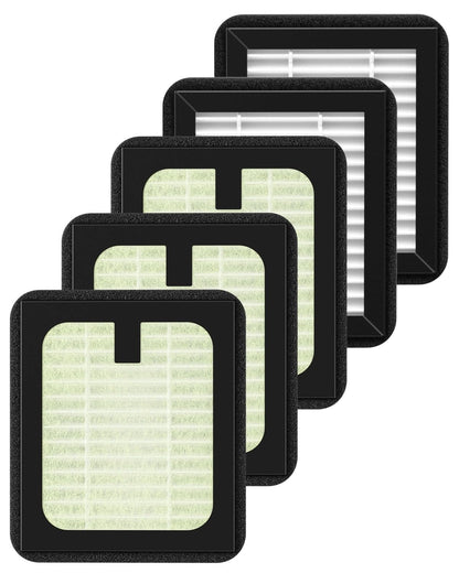 Dryer Advanced Filter Replacement for Baby Brezza Baby Bottle Washer, Sterilizer and Dryer Advanced Air Filter Parts(Not for Pro), 5 Pack