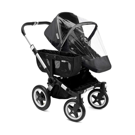 Bugaboo High Performance Rain Cover – 180° Zipper, Transparent Window & Reflective Strip – Easy Install, PVC-Free, Fits Bassinet & Seat – Compatible with Bugaboo Donkey and Buffalo
