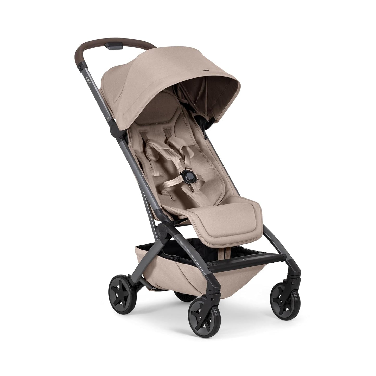 Joolz Aer2 Lightweight Travel Stroller for Baby & Toddler – One-Hand Fold, Compact Carry-On Airplane Approved, Reclining Seat, UPF 50+ Canopy, Travel Pouch, Baby Net – Forest Green