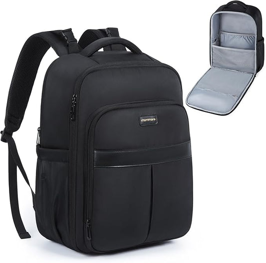 mommore Diaper Bag Backpack Large Baby Bag 37L with 15.6'' Laptop Sleeve Mom Bags with Insulated Pockets, Changing Pad, Stroller Straps, Travel, Work