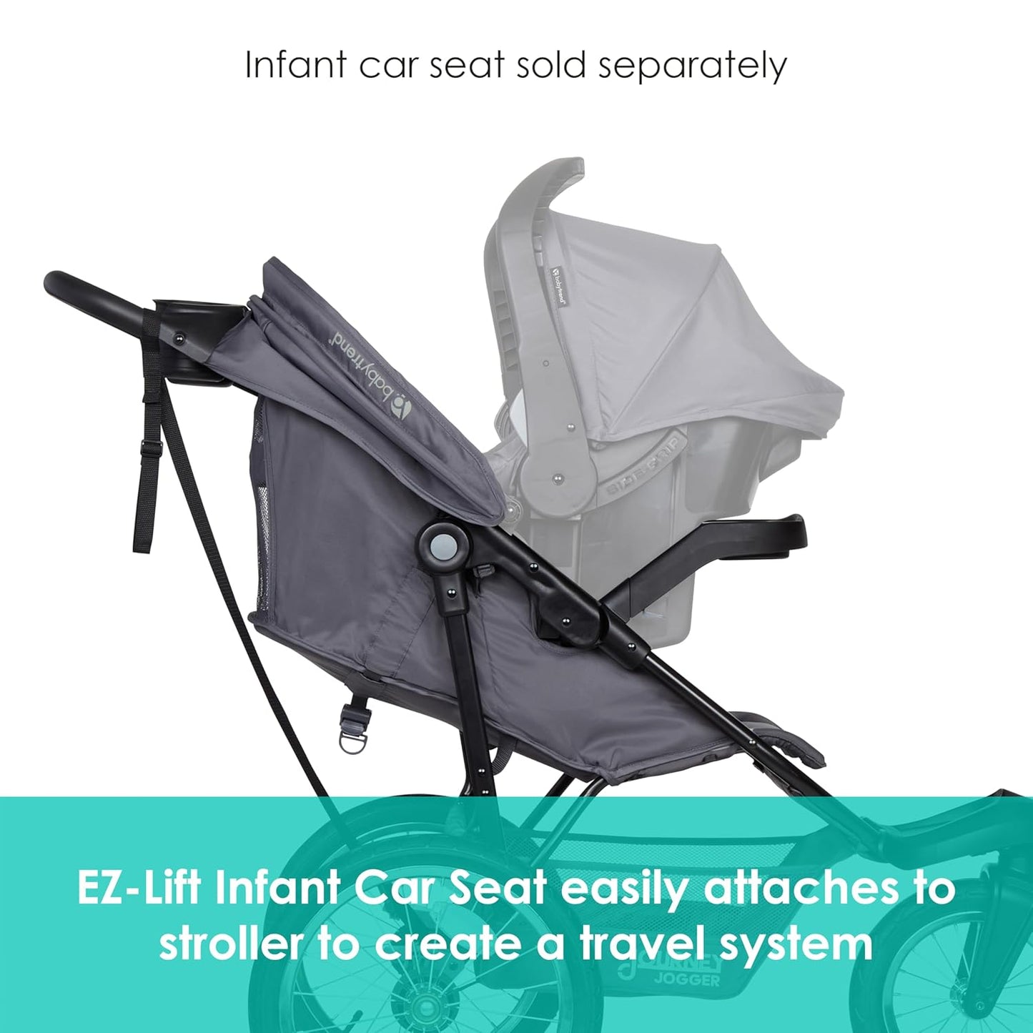 Baby Trend Journey Jogger, Stellar Black