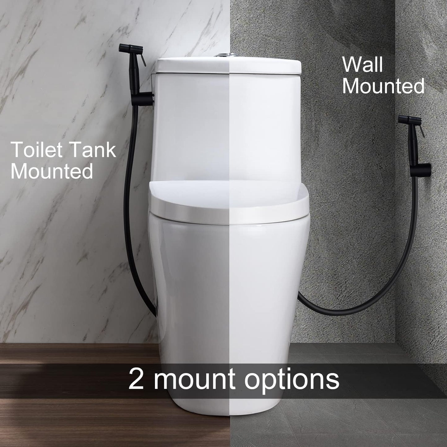 Bidet Sprayer for Toilet - Handheld Cloth Diaper Washer - Brass Construction