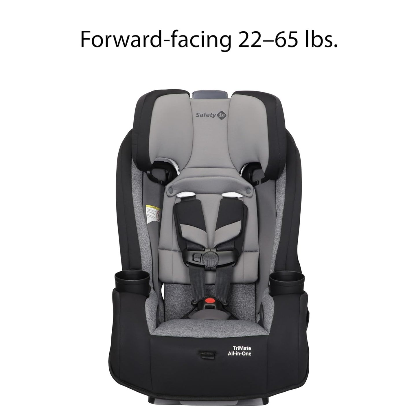 Safety 1st Convertible Car Seat, Convert from Rear to Forward Facing and Belt-Positioning Booster, High Street, From Birth to Age 10, TriMate