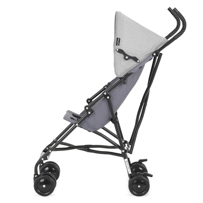 Dream On Me Aero Travel Umbrella Stroller, One-Hand Quick Fold, 3-Point Safety Harness, Dual Brakes, Adjustable Removable Canopy, Lightweight Compact & Space-Saving for Infants and Toddlers – Black