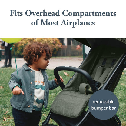 Inglesina Quid 2 Stroller - Midnight Blue - Ultra Compact Lightweight Travel Stroller, Babies and Toddlers, Airplane Overhead, Foldable, Reclining Seat, Collapsible Canopy, 3 Months - 50 lbs, BPA Free