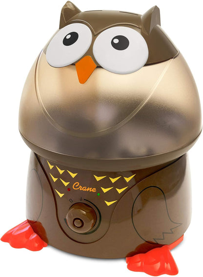 Crane Cute Animal Humidifier for Kids Bedroom and Nursery, Ultrasonic Cool Mist, 1 Gallon, Auto Shut Off, Cool Mist Humidifier