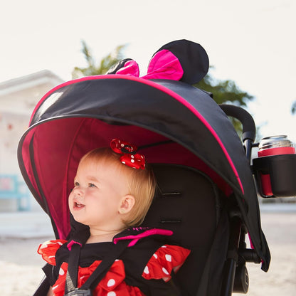 Disney Mickey Mouse Teeny Ultra Compact Stroller, Let's Go Mickey!, Black