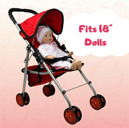 My First Doll Stroller Denim for Baby Doll