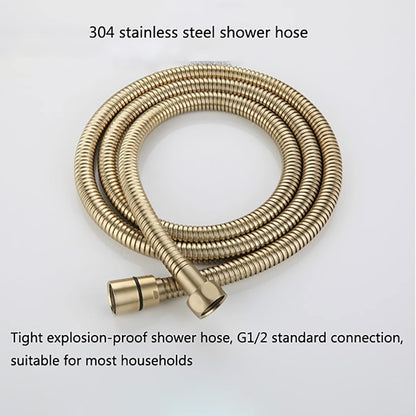 ICOBES Handheld Bidet Sprayer for Toilet, Brushed Gold Brass Bathroom Cloth Diaper Sprayer Set with Angle Valve, Wall Mounted Toilet Bidet Sprayer Kit for Feminine Hygiene, Bathing Pets