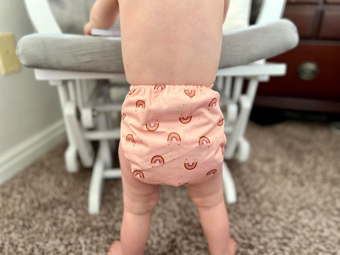 AlVABABY 12pcs Cloth Diaper Inserts,5-Layer Inserts,Reusable Liners for Baby Cloth Diapers12ZTN