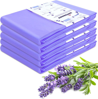 Diaper Pail Refill Bags Compatible With Dekor Plus Diaper Pail, Extra 30% Length, Lavender Scent, 10 Pack