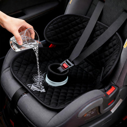2 Pack Car Potty Training Seat Protector, Waterproof Toddler Carseat Potty Training Cover, Piddle Pads & Liners for Baby,Washable Non-Slip Leak-Proof Potty Pee Protector (Black)
