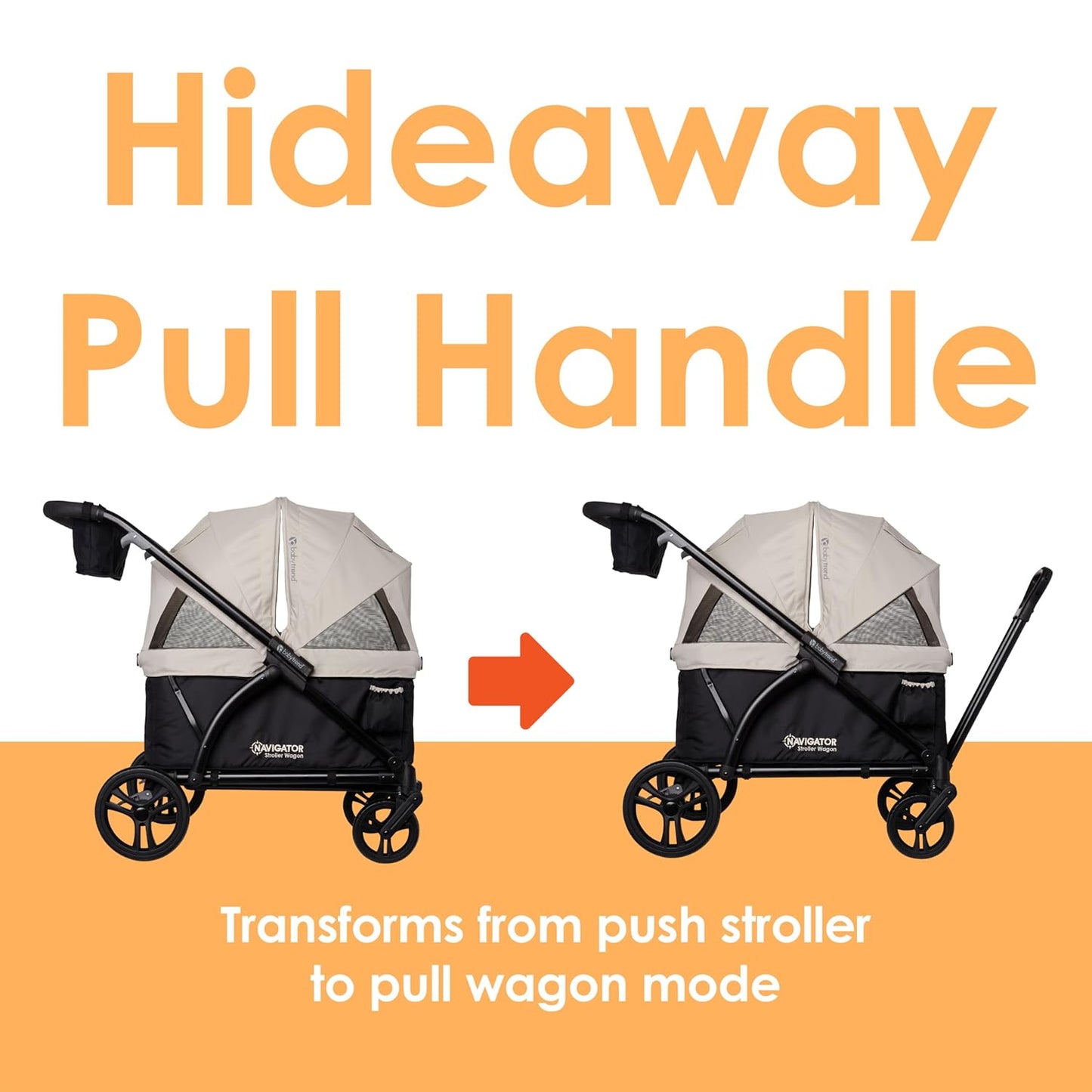 Baby Trend Expedition Stroller Wagon, Liberty Midnight