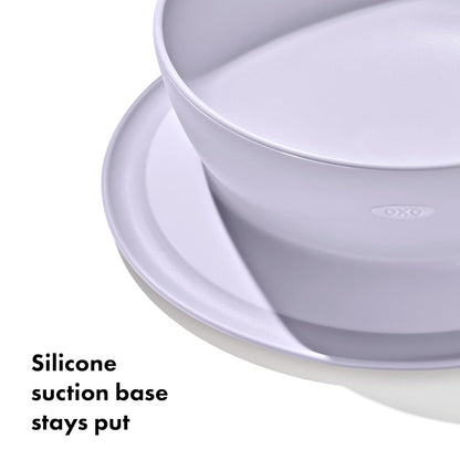 OXO Tot Stick & Stay Suction Bowl - Lilac