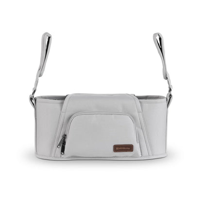 UPPAbaby Carry-All Parent Organizer – Easy Attach, Universal Fit – Multiple Compartments for Beverages, Snacks + Personal Items – Secure Zippered Pocket – Charcoal