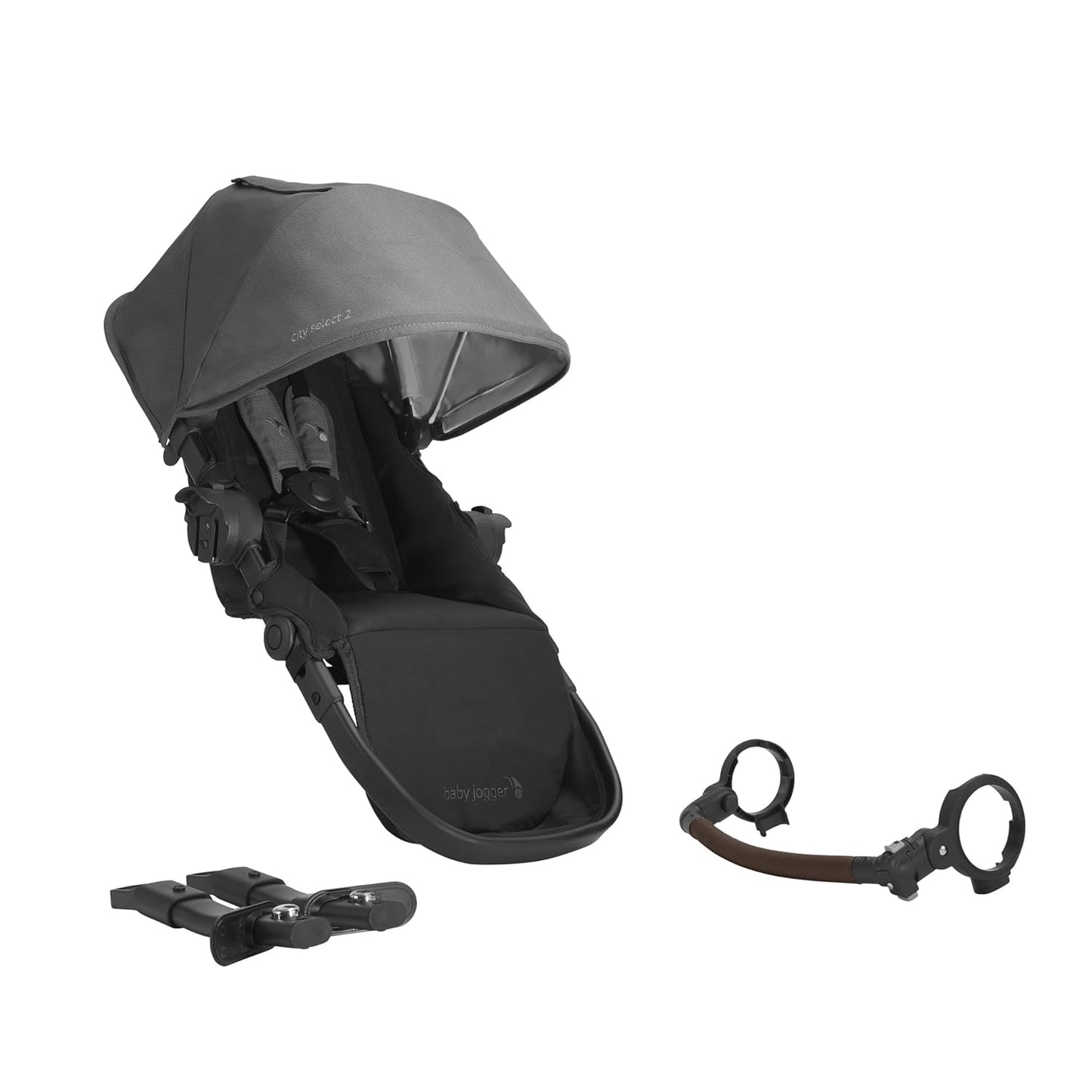 Baby Jogger® Second Seat Kit, Converts City Select 2 Stroller into a Double Stroller, Full Size Stroller Seat, Radiant Slate