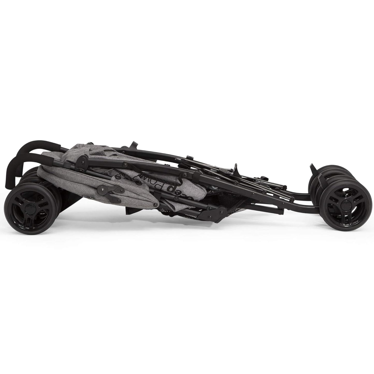 Jeep PowerGlyde Plus Stroller by Delta Children Lightweight Travel Stroller with Smoothest Ride, Aluminum Frame, 4-Position Recline, Extra Large Storage Basket, Black