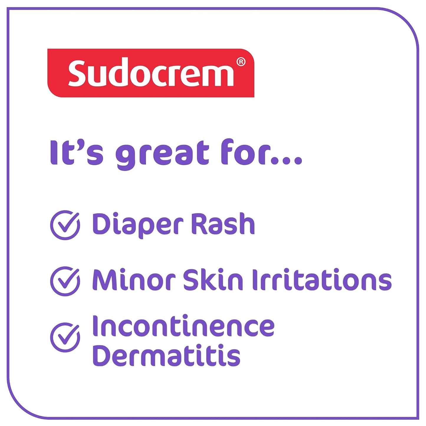 Sudocrem Diaper Rash Cream for Baby's Skin, Triple Action Diaper Rash Paste that Soothes, Treats and Protects, 15.29% Zinc Oxide Cream - 8.8oz (250g)