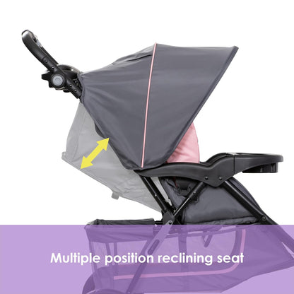 Baby Trend Stroller and EZ-Lift Infant Car Seat, EZ Ride Travel System, Dash Grey