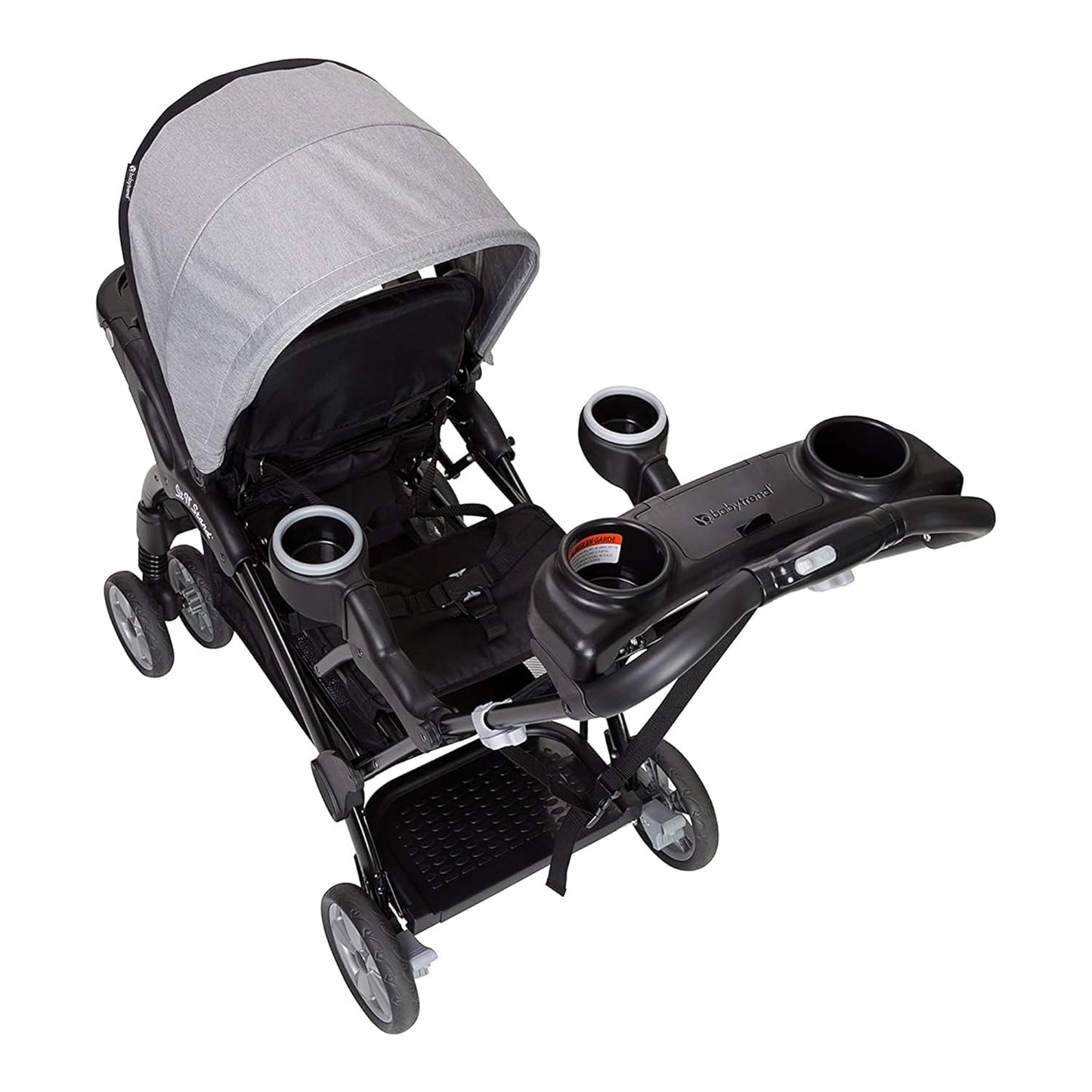 Baby Trend Sit N' Stand® Double 2.0 Stroller, Dash Black