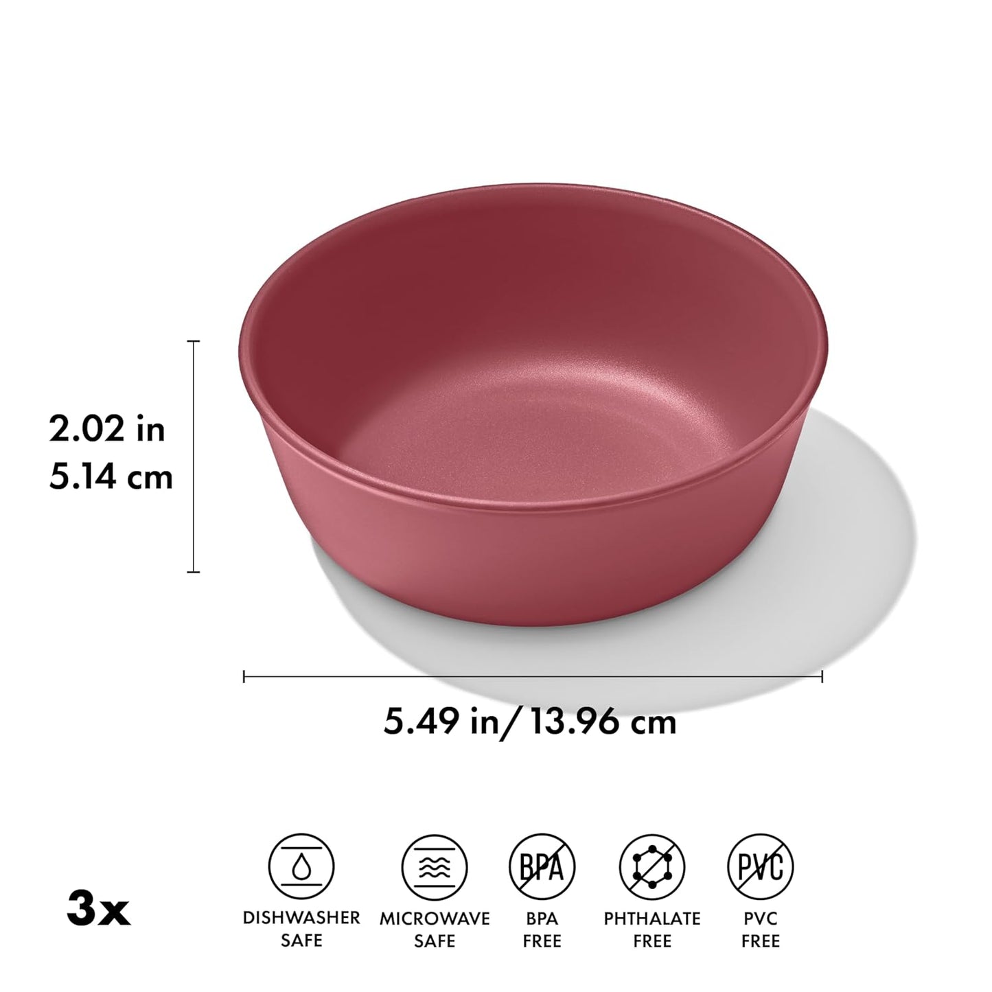 OXO Tot Stackable Bowl Set 3pk - Light