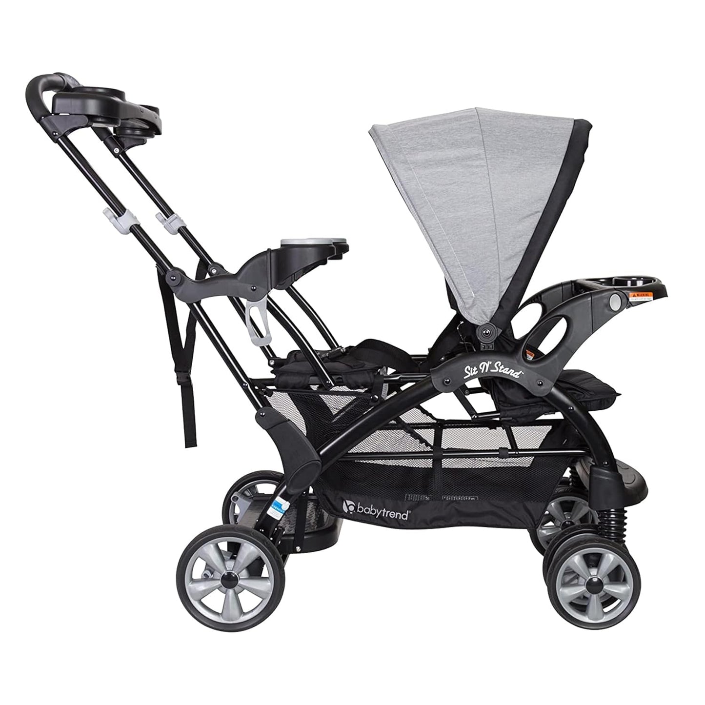 Baby Trend Sit N' Stand® Double 2.0 Stroller, Dash Black