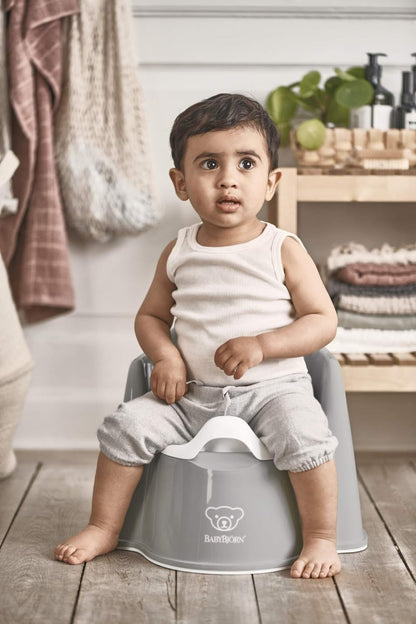 BabyBjörn Potty Chair, Deep green/White