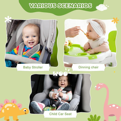 Car Seat Protector for Potty Training, 2 Pack Waterproof CarSeat Liner Toilet Training for Baby Infant Toddler, Dry Seat Piddle Pads Cover for Strollers (Gray)