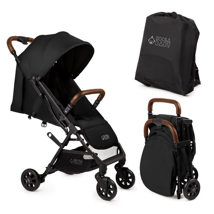 Lightweight Travel Stroller for Baby & Toddlers - Easy Fold & Compact Stroller with Canopy, Storage Basket, Multi-Position Recline & Convenient One-Hand Fold (Grey)