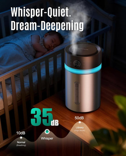 Stainless Steel Humidifier, Easy to Clean Humidifier, Dishwasher Safe Humidifiers