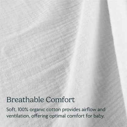 UPPAbaby Bassinet Covers for Remi Playard - Secure Attachment - Soft and Comfortable - Machine Washable - Set of 2 - Waterproof