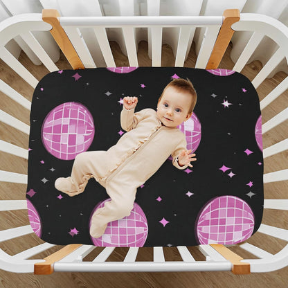 Baby Crib Sheet Cute Goose Flowers Crib Mattress for Boys and Girls Playard Sheet Soft Breathable Fitted Baby Mattress Cover 52x28in