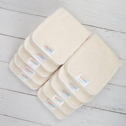 AlVABABY 12pcs Cloth Diaper Inserts,5-Layer Inserts,Reusable Liners for Baby Cloth Diapers12ZTN
