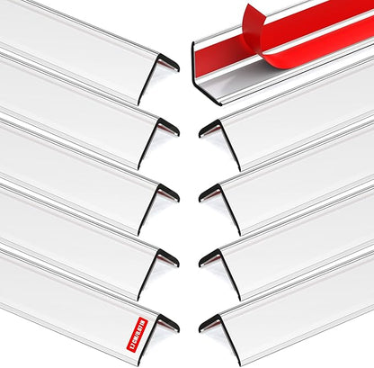 Clear Corner Protectors –Mini Self-Adhesive Baby Proofing Safety Bumpers for Walls, Furniture, Cabinets & Desks – Freely Spliced to Meet Your Needs (10PCS, 1.7x60.96cm/0.67x24in)