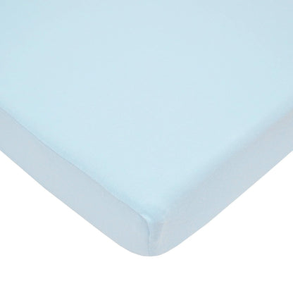 American Baby Company 100% Natural Cotton Fitted Pack and Play Sheet 39" x 27" - Soft & Breathable Pack N Play Sheet for Playpen, Playard & Mini Crib Mattress, Navy Whale, for Boys & Girls