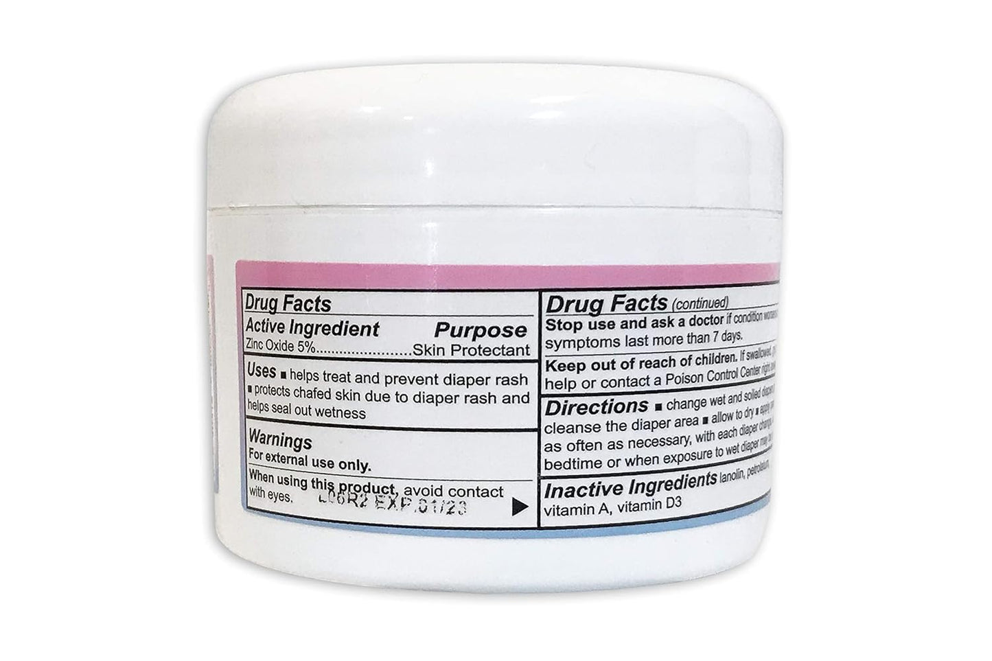 Baby Diaper Rash Cream Pediatrician Formulated with 5 Ingredients for Gentle, Happy, and Rash-Free Skin Care, 8 oz