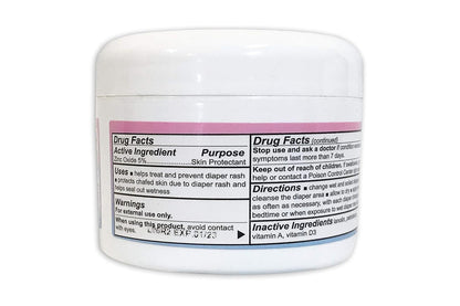 Baby Diaper Rash Cream Pediatrician Formulated with 5 Ingredients for Gentle, Happy, and Rash-Free Skin Care, 8 oz