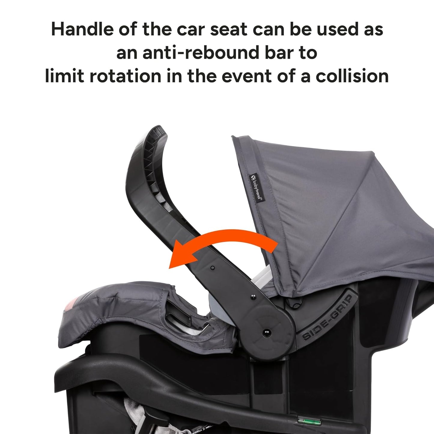 Baby Trend Venture 3-Wheel Stroller Travel System, Stellar Grey
