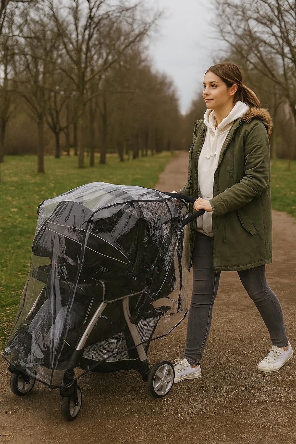 Jolly Jumper Travel System Weathershield - Protects, Baby, Large Stroller and Contents from rain and Other Elements