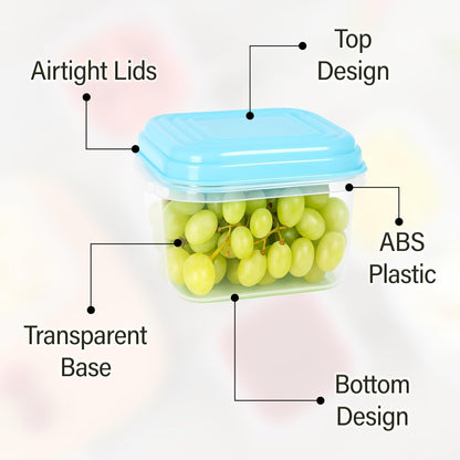 ARSUK Baby Food Containers (4oz/120ml, 8 Pack) - Small Plastic Containers with Lids - Toddler Snack Containers - Reusable Freezer Safe Food Storage Jars - BPA-Free, Leakproof & Microwave Safe