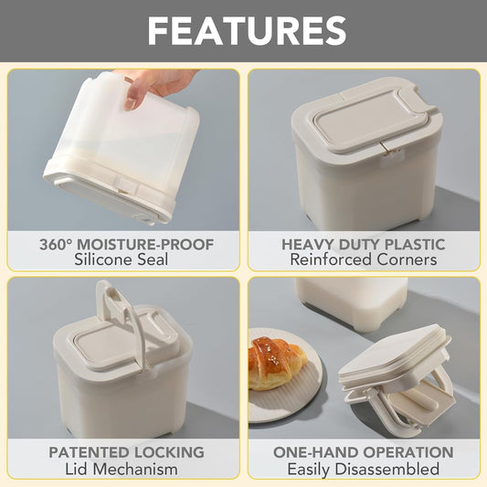 Shockproof Airtight Baby Formula Container with Scoop，Baby Formula Dispenser for Travel Outdoor Activities,BPA Free (Yellow, 1000ml)